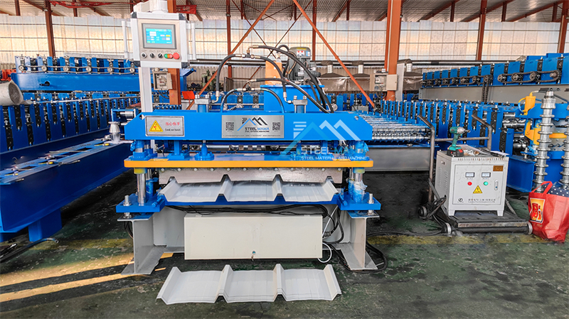 m&aacute;quina para techos de perfil trapezoidal