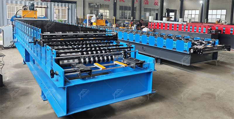 m&aacute;quina para fabricar techos de doble capa