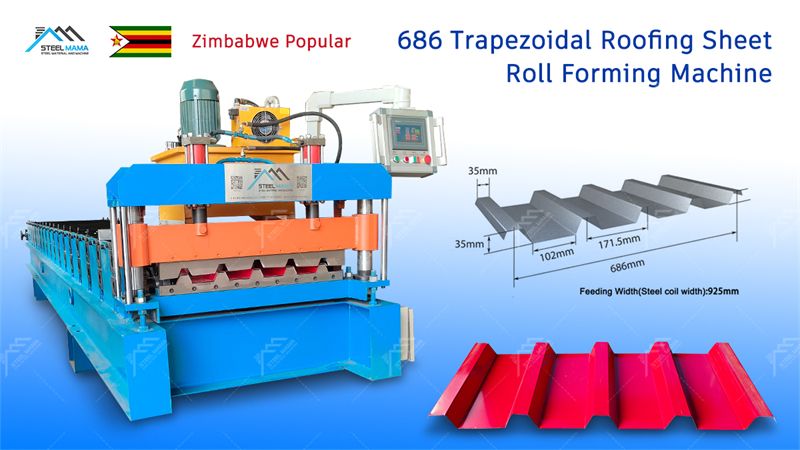 Formador autom&aacute;tico de rollos de paneles de techo 686