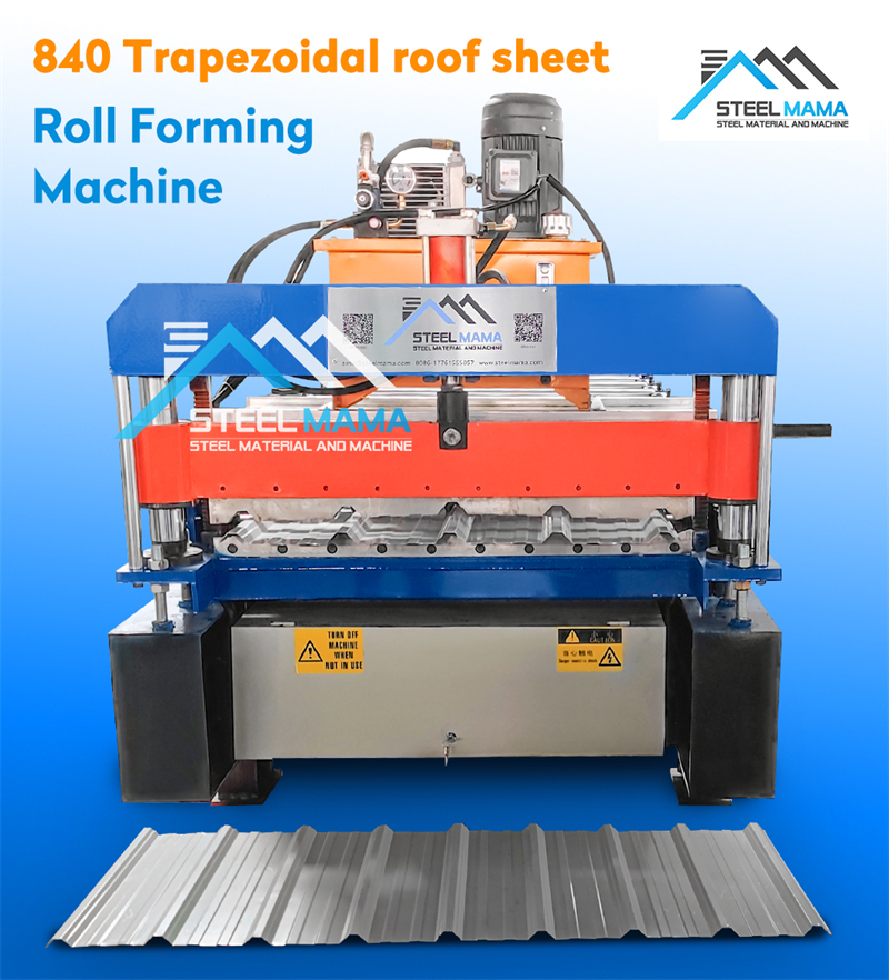 equipo de chapa trapezoidal de aluminio