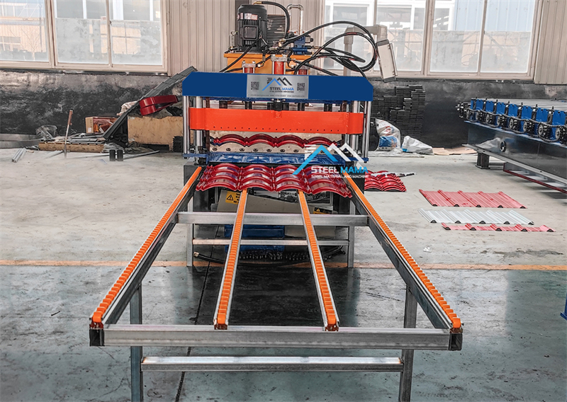 maquinaria para tejas esmaltadas de chapa