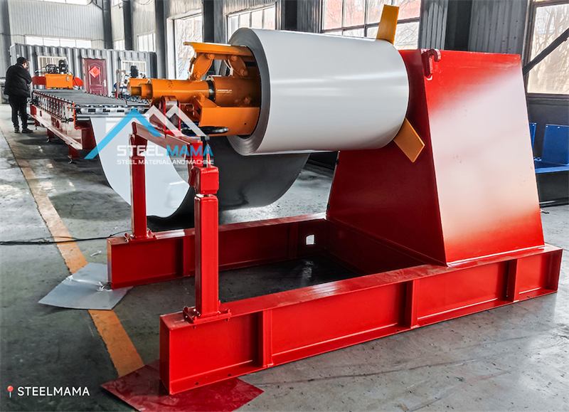 m&aacute;quina de techo de acero trapezoidal