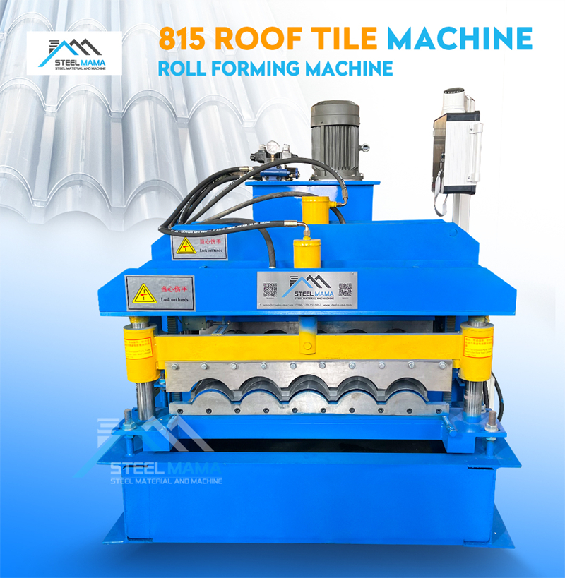 M&aacute;quina laminadora hidr&aacute;ulica de tejas esmaltadas