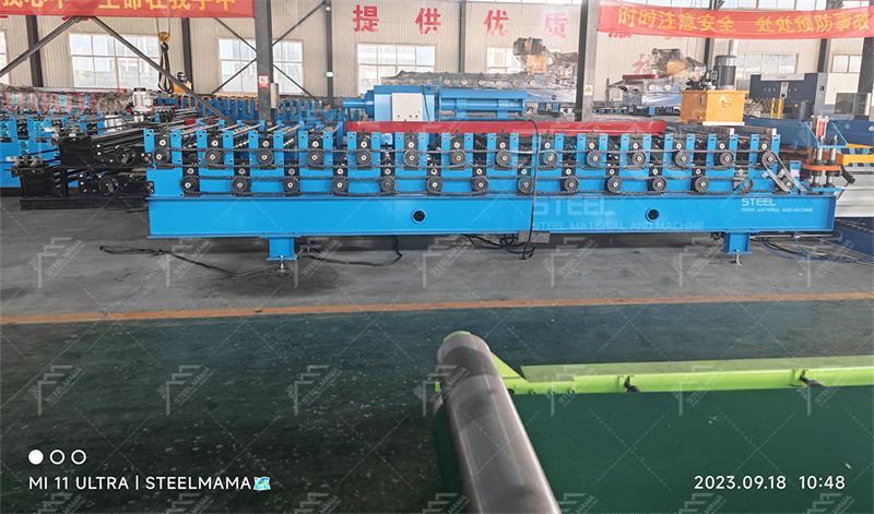 m&aacute;quina de techo de acero trapezoidal