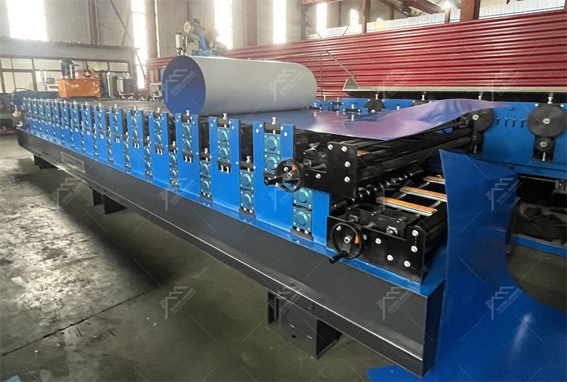 M&aacute;quina trapezoidal y corrugada de doble 