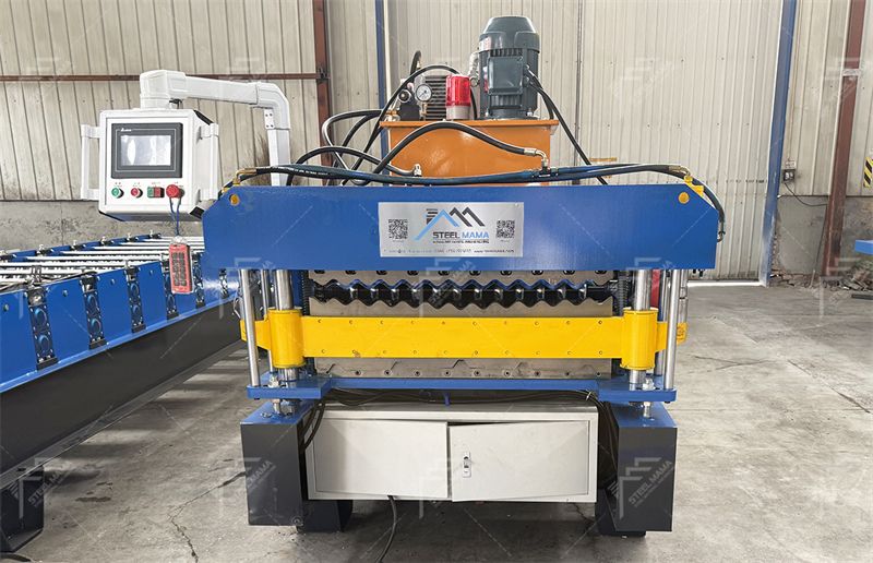 M&aacute;quina formadora de rollos de l&aacute;minas para techos de doble capa