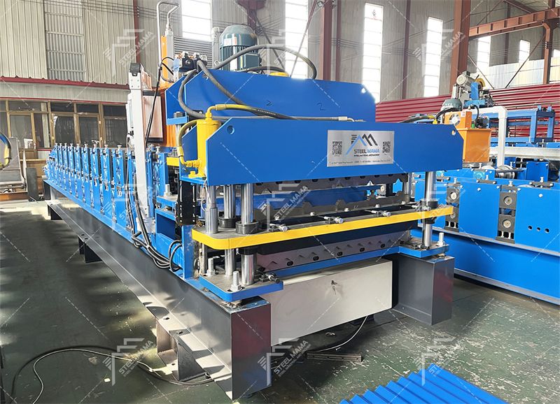 M&aacute;quina galvanizada de paneles de techo de doble capa