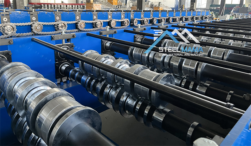 Maquinaria de placa de piso galvanizada