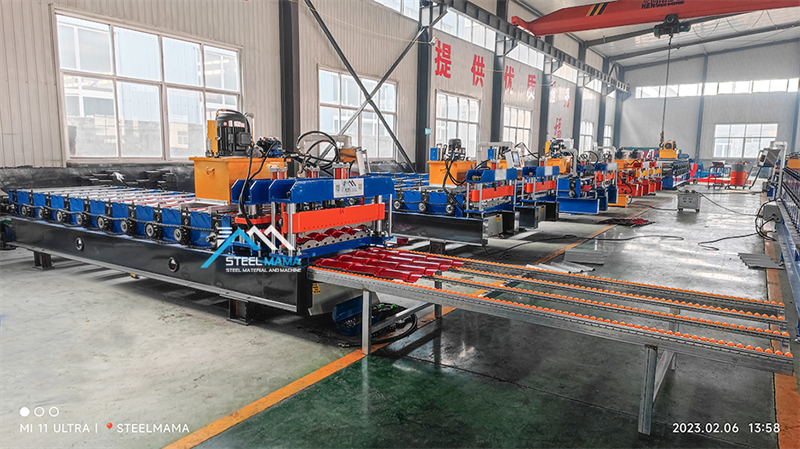 maquina para fabricar tejas esmaltadas