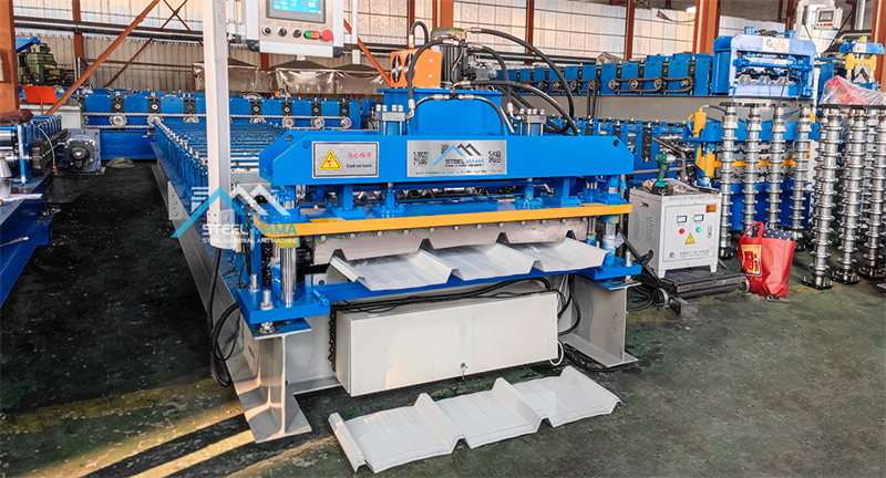 M&aacute;quina formadora de l&aacute;minas trapezoidales de alta velocidad