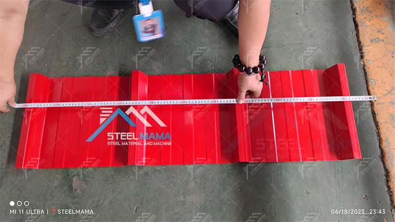 maquinaria de fabricaci&oacute;n de modelos trapezoidales para techos