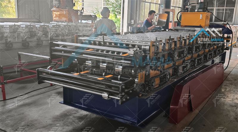 m&aacute;quina perfiladora de paneles de acero corrugado