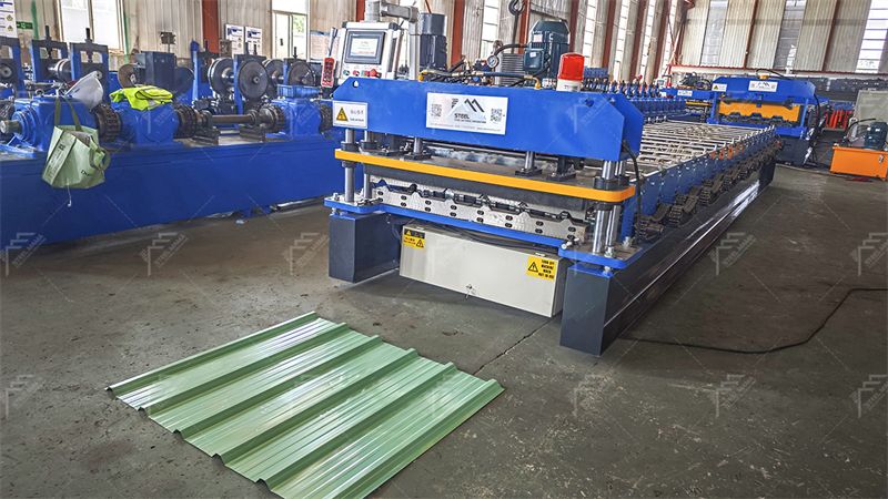 m&aacute;quina de l&aacute;minas para techos trapezoidales