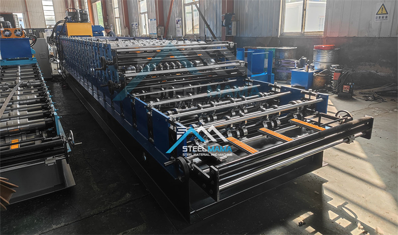 M&aacute;quina de rollo de tres baldosas