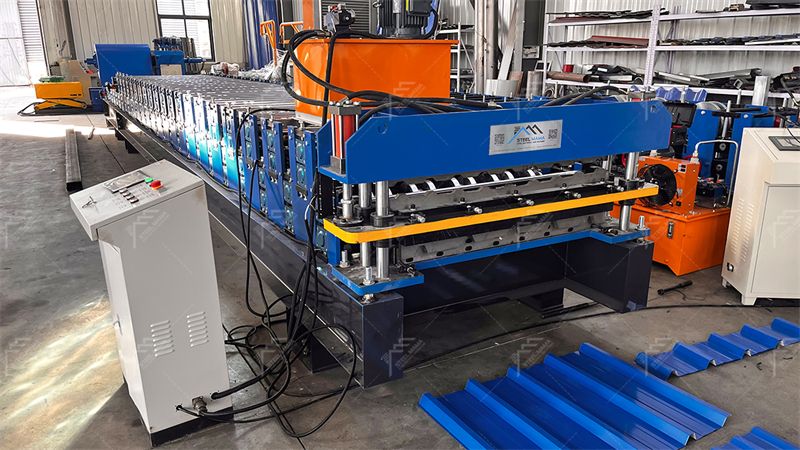 m&aacute;quina formadora de l&aacute;minas para techos de doble capa