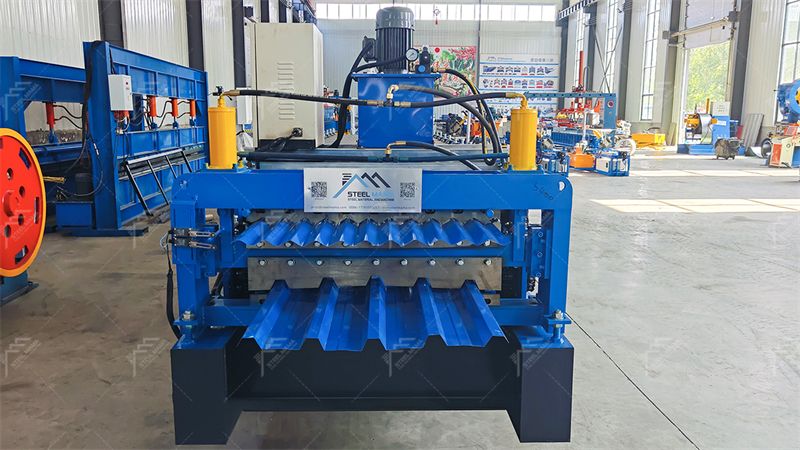 Maquinaria para formar rollos de l&aacute;minas de techo corrugadas