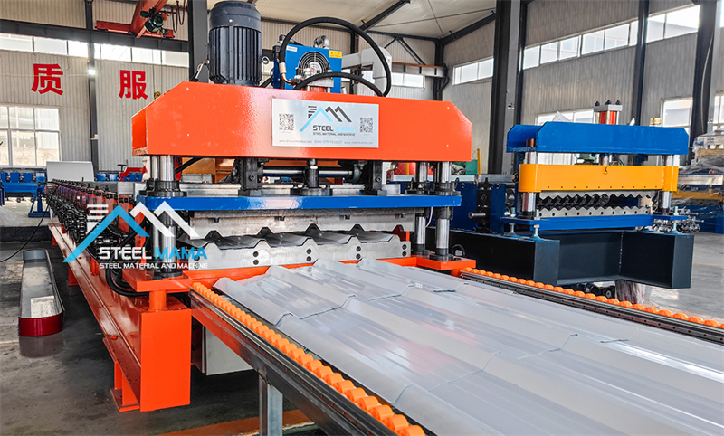 Chapa de cubierta IBR trapezoidal