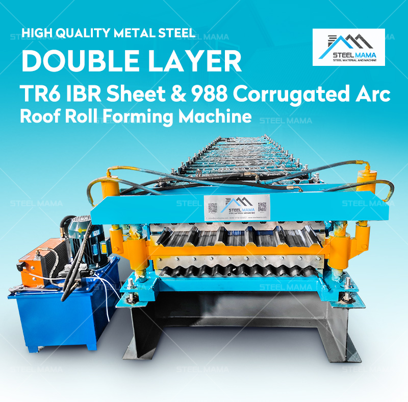 Maquinaria formadora de techo de arco