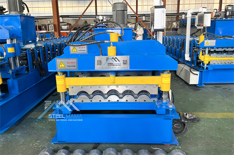 M&aacute;quina laminadora de tejas esmaltadas de chapa de hierro