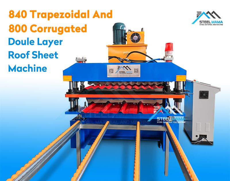 M&aacute;quina perfiladora de paneles para techos de doble capa