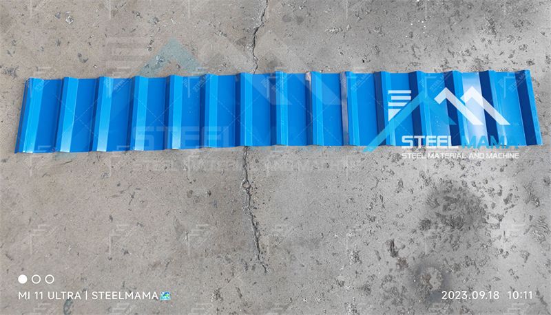 L&iacute;nea de perfilado de paneles de techo trapezoidales