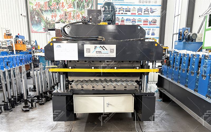 M&aacute;quina de doble capa para techos de acero galvanizado
