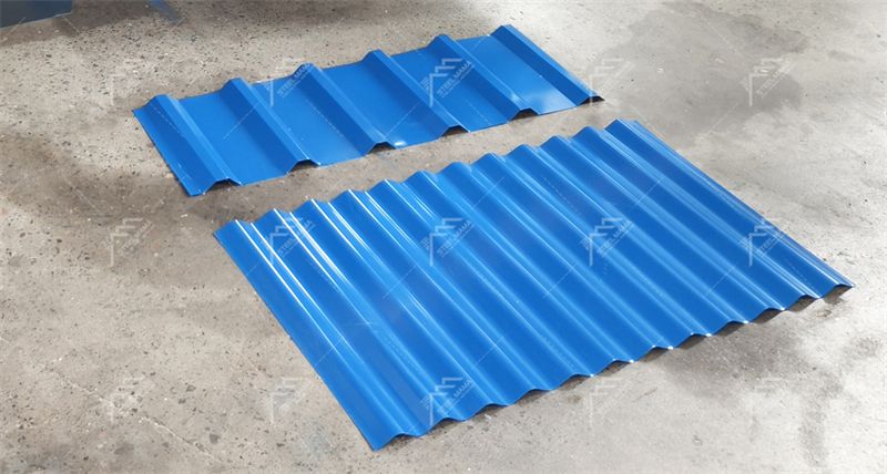 M&aacute;quina de doble capa de l&aacute;minas para techos corrugados 750 IBR y 770