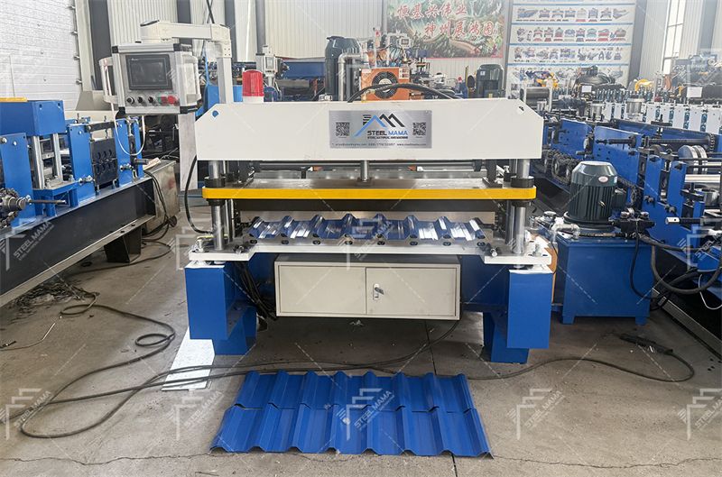 M&aacute;quina formadora de rollos de l&aacute;minas para techos IBR
