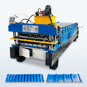 Máquina laminadora de láminas para techos de doble capa corrugada Steelmama Durable 820 IBR y 803 para Bolivia