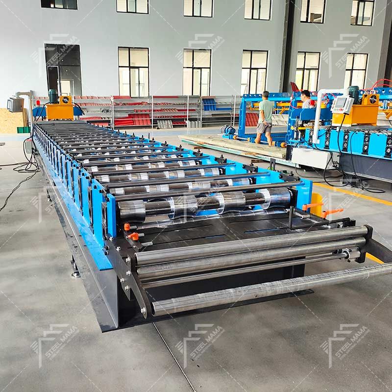 Steelmama High Efficiency 759 Máquina formadora de paneles de chapa de techo trapezoidal para Costa de Marfil