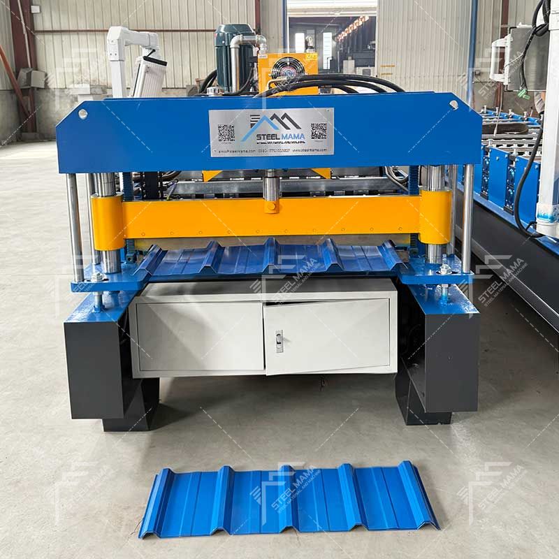 Steelmama Camerún Popular 840 Máquina formadora de rollos de láminas de paneles de techo frío trapezoidales para la venta