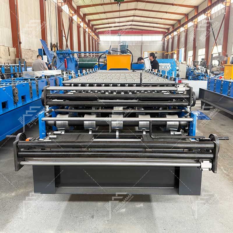 Steelmama Professional Production 840 IBR y 836 Máquina de doble capa de láminas para techos corrugados para Camerún