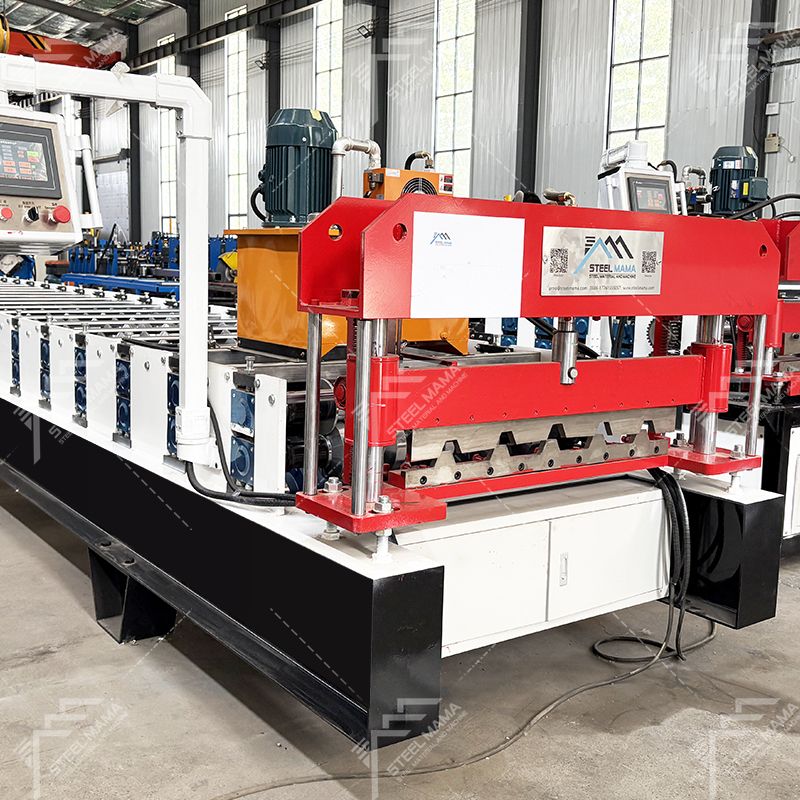 Máquina formadora de rollos de láminas para techos trapezoidales 686 de primera calidad popular de Sudáfrica