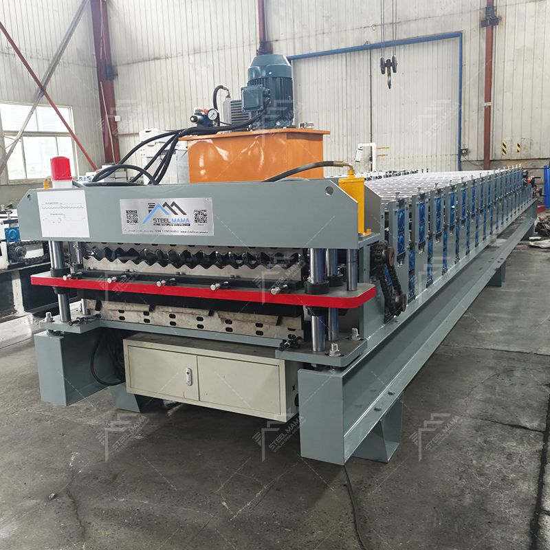 Máquina de doble capa de láminas para techos corrugados TR4 y 988 completamente automática popular de Perú
