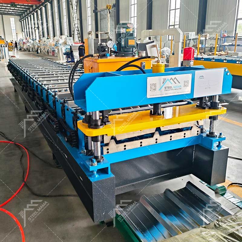 Línea de máquinas formadoras de paneles de chapa de metal trapezoidales de alto rendimiento 820 populares de Costa de Marfil