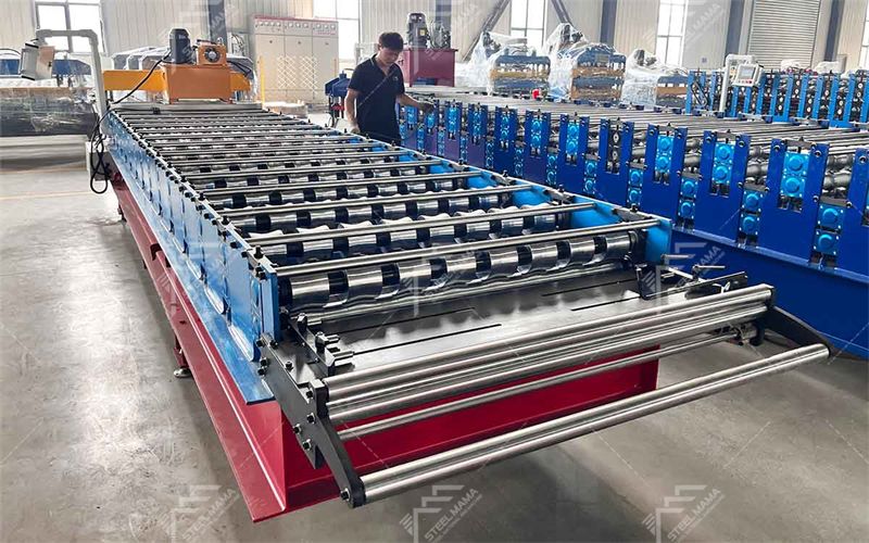 M&aacute;quina de acero de color de techo trapezoidal 