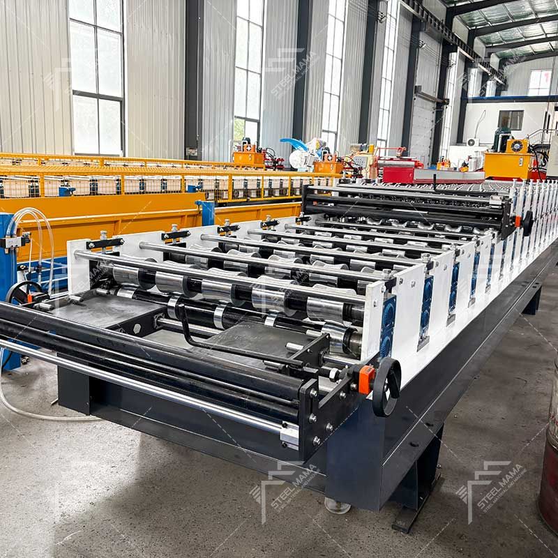 Steelmama Máquina de doble capa de láminas para techos corrugados de acero de color premium popular ruso 686 IBR y 762