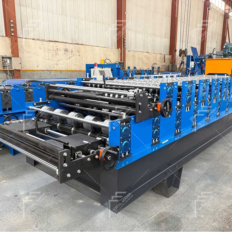 Steelmama Professional Production 840 IBR y 836 Máquina de doble capa de láminas para techos corrugados para Camerún