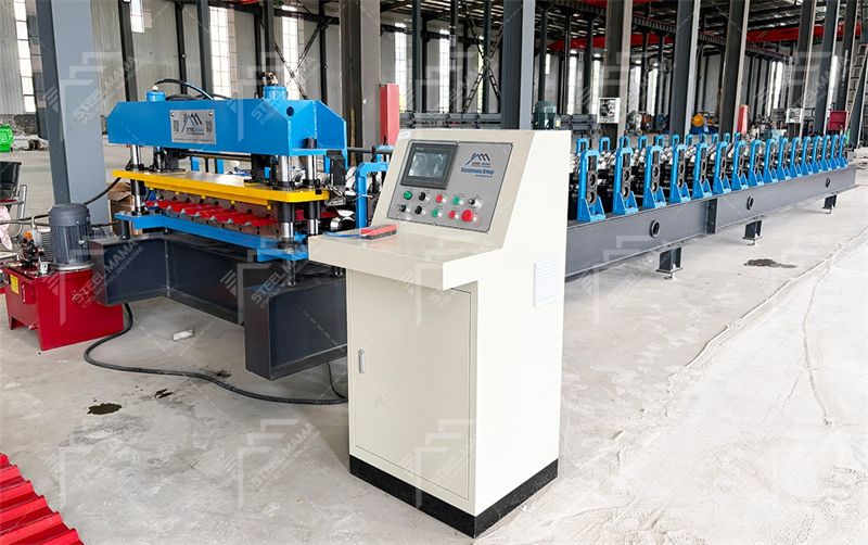 m&aacute;quina para techos de acero trapezoidal galvanizado