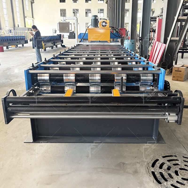 Máquina perfiladora de láminas de acero para paneles de techo de metal trapezoidal de exportación para Zambia