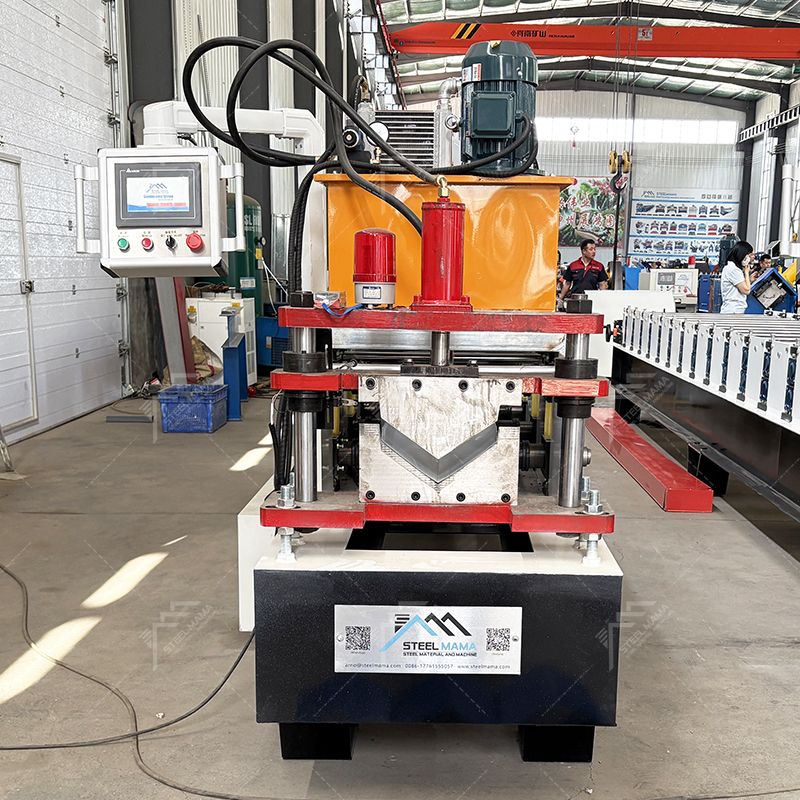 Máquina para fabricar láminas de techo con tapa de cumbrera de metal de primera calidad popular en Sudáfrica
