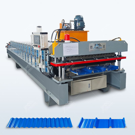 Máquina de doble capa de láminas para techos corrugados TR4 y 988 completamente automática popular de Perú