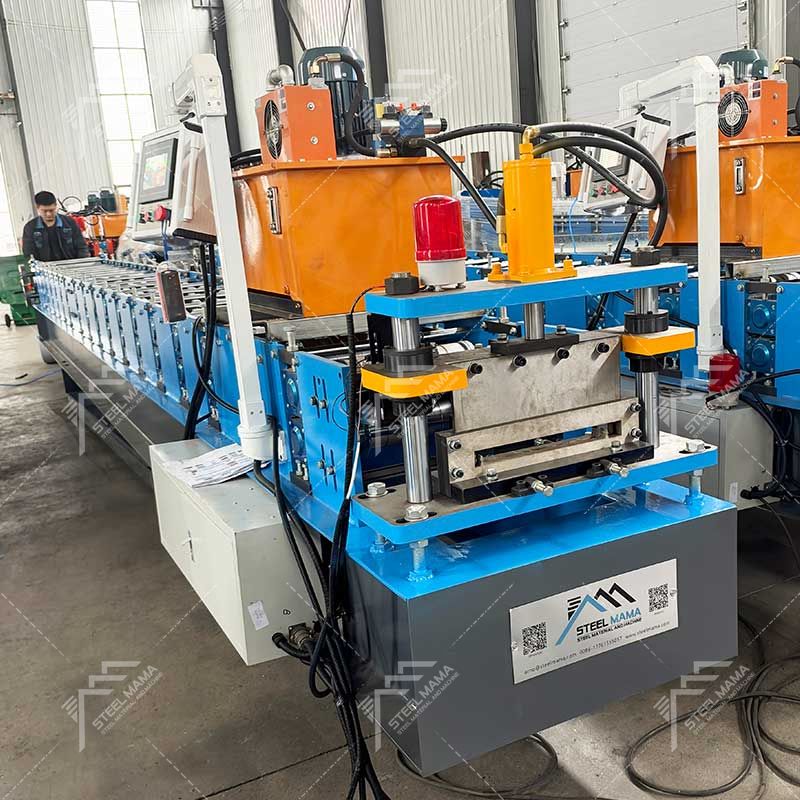 Máquina formadora de rollos de láminas de techo con bloqueo automático 303 de alta velocidad popular de Ghana para la industria de techado