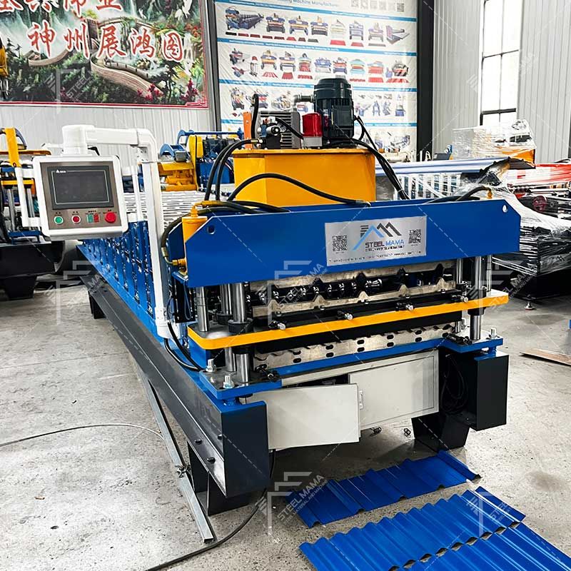 Máquina laminadora de láminas para techos de doble capa corrugada Steelmama Durable 820 IBR y 803 para Bolivia