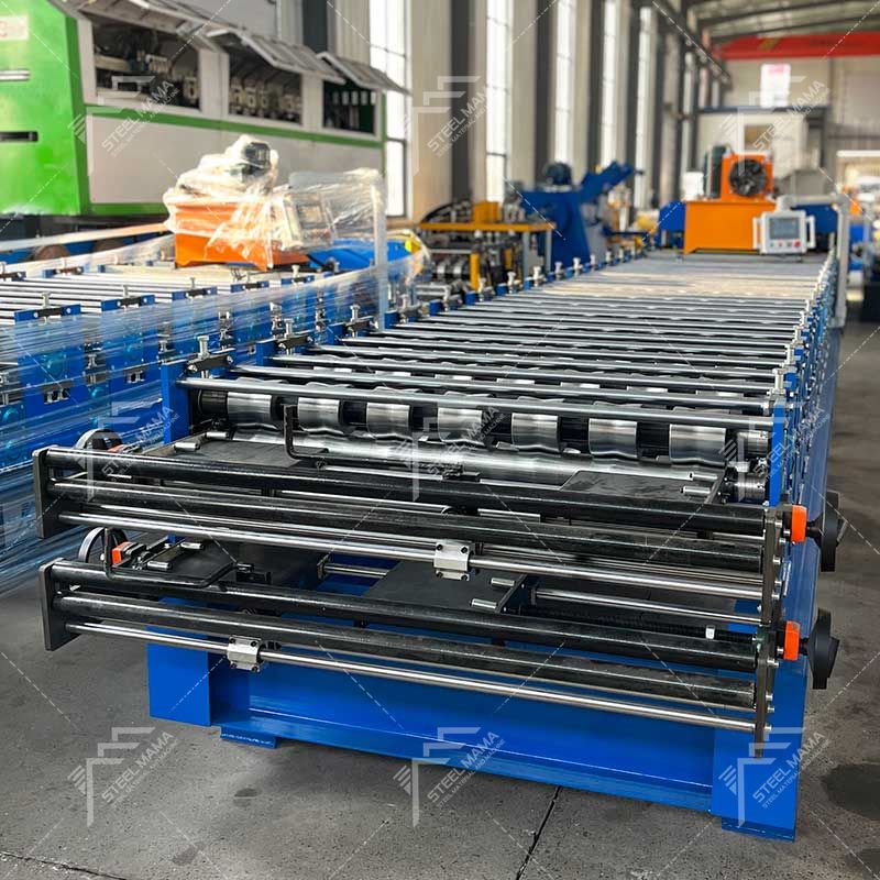 Steelmama Colombia Popular Máquina completamente automática R101 IBR y láminas para techos de tejas Q esmaltadas de doble capa