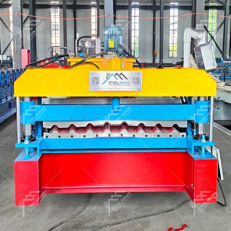 Steelmama Venta directa de fábrica R101 Máquina formadora de rollos de láminas para techos de acero de color trapezoidal para Colombia