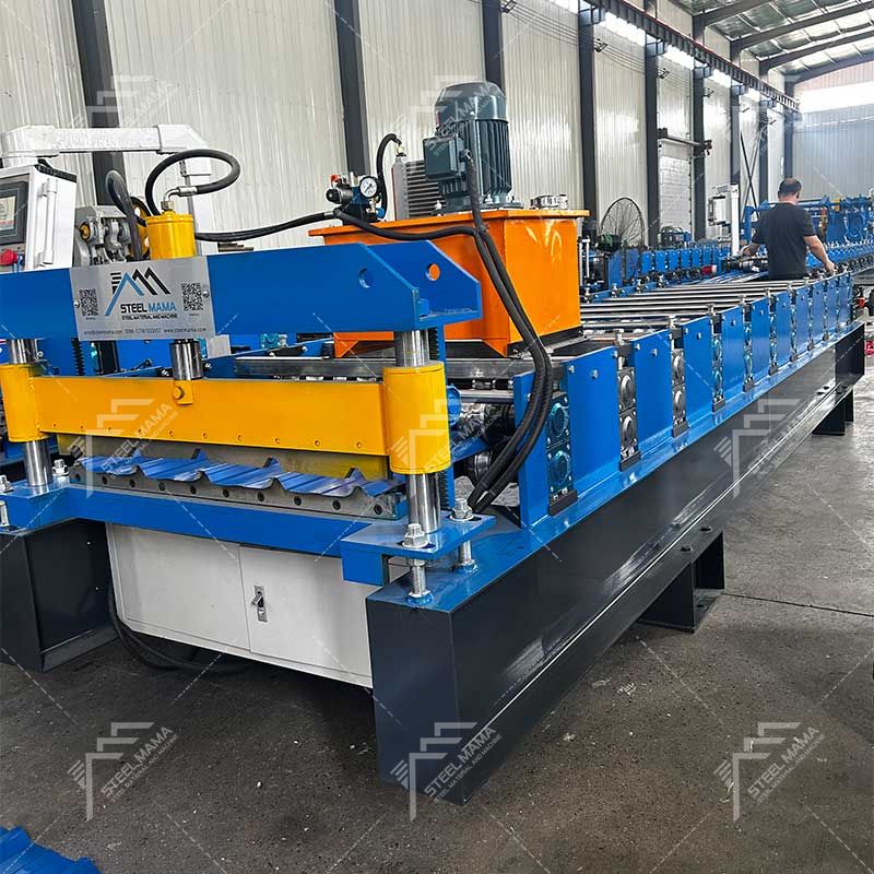 Máquina formadora de rollos de láminas para techos trapezoidales de acero galvanizado popular de Camerún color 840