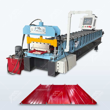 Tailandia Material de construcción de construcción popular Metal Color Acero 310 Autobloqueo Hoja de techo Máquina formadora de rollos Precio