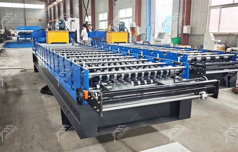 M&aacute;quina para techos corrugados de metal de acero