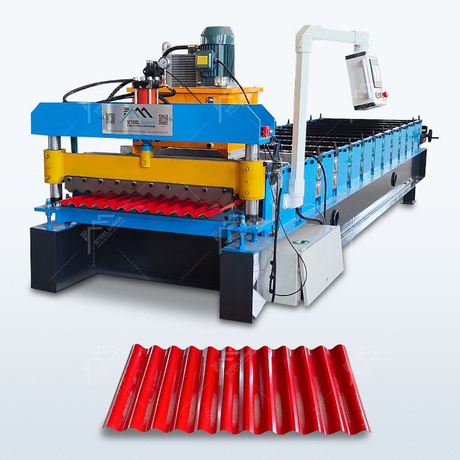 Máquina formadora de rollos de láminas de techo corrugado de metal de alto nivel popular de Zambia